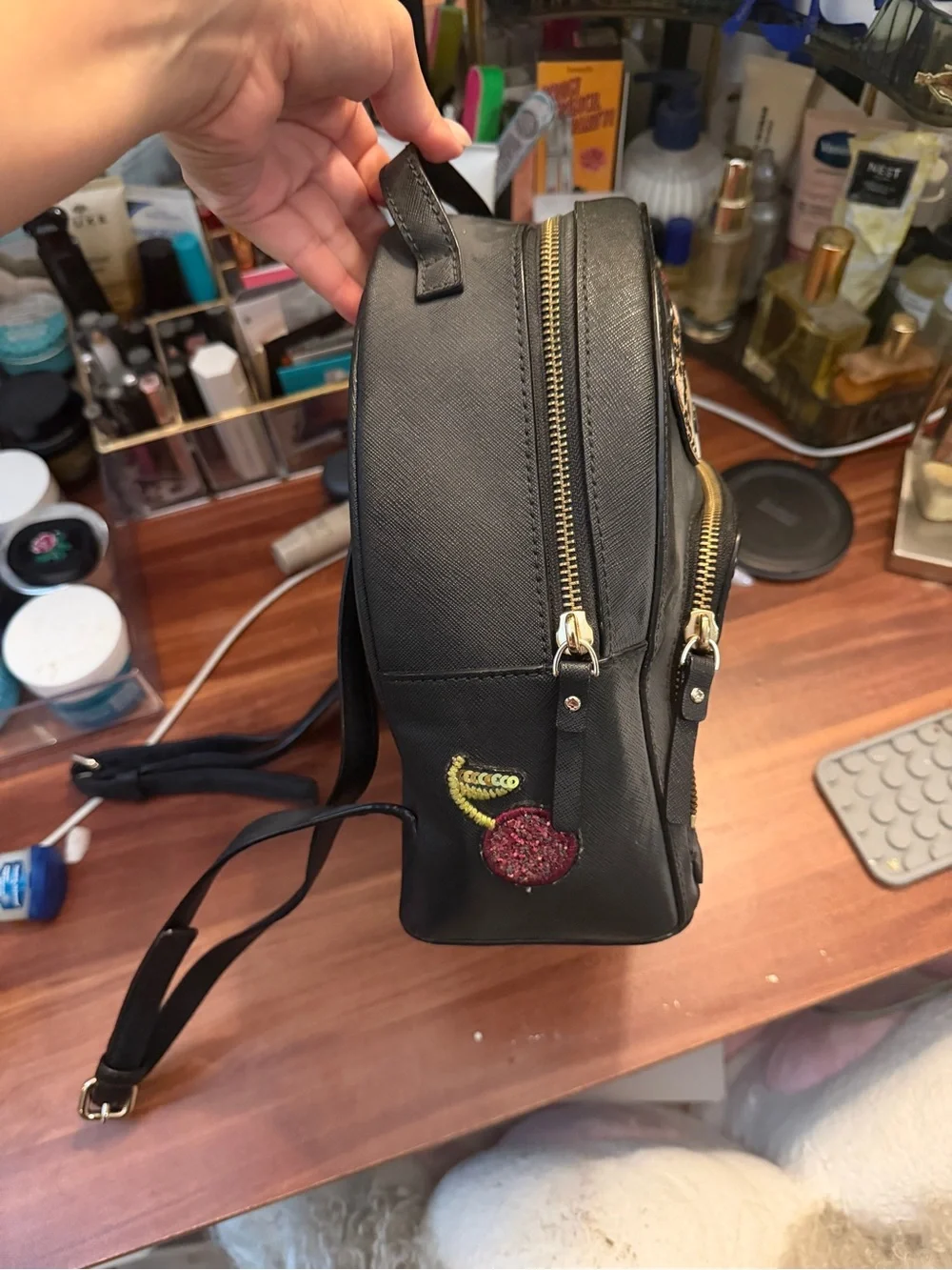 Kate Spade New York RUN WILD LEOPARD TOMI BACKPACK